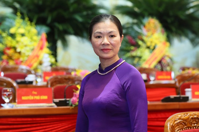 Phó Chủ tịch UBTƯ MTTQ Việt Nam Trương Thị Ngọc Ánh. Ảnh: Quang Vinh.