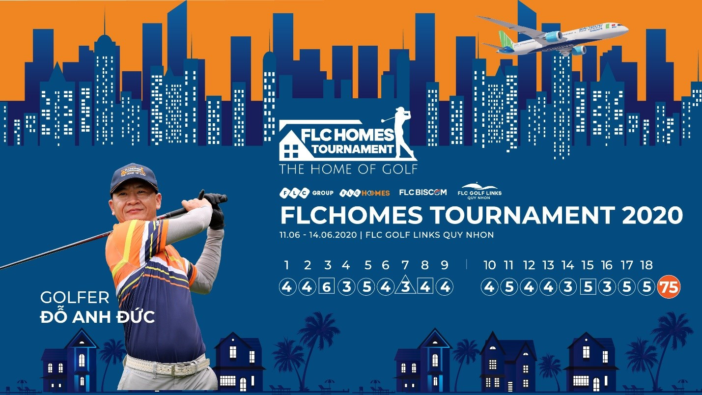 Ảnh 1: Nhà vô địch FLCHomes Tournament 2020 – Golfer Đỗ Anh Đức