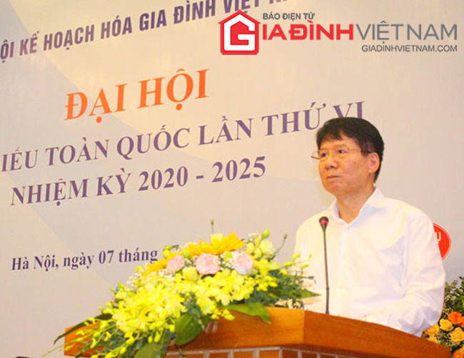 TS. Trương Quốc Cường - Thứ trưởng Bộ Y tế phát biểu tại Đại hội