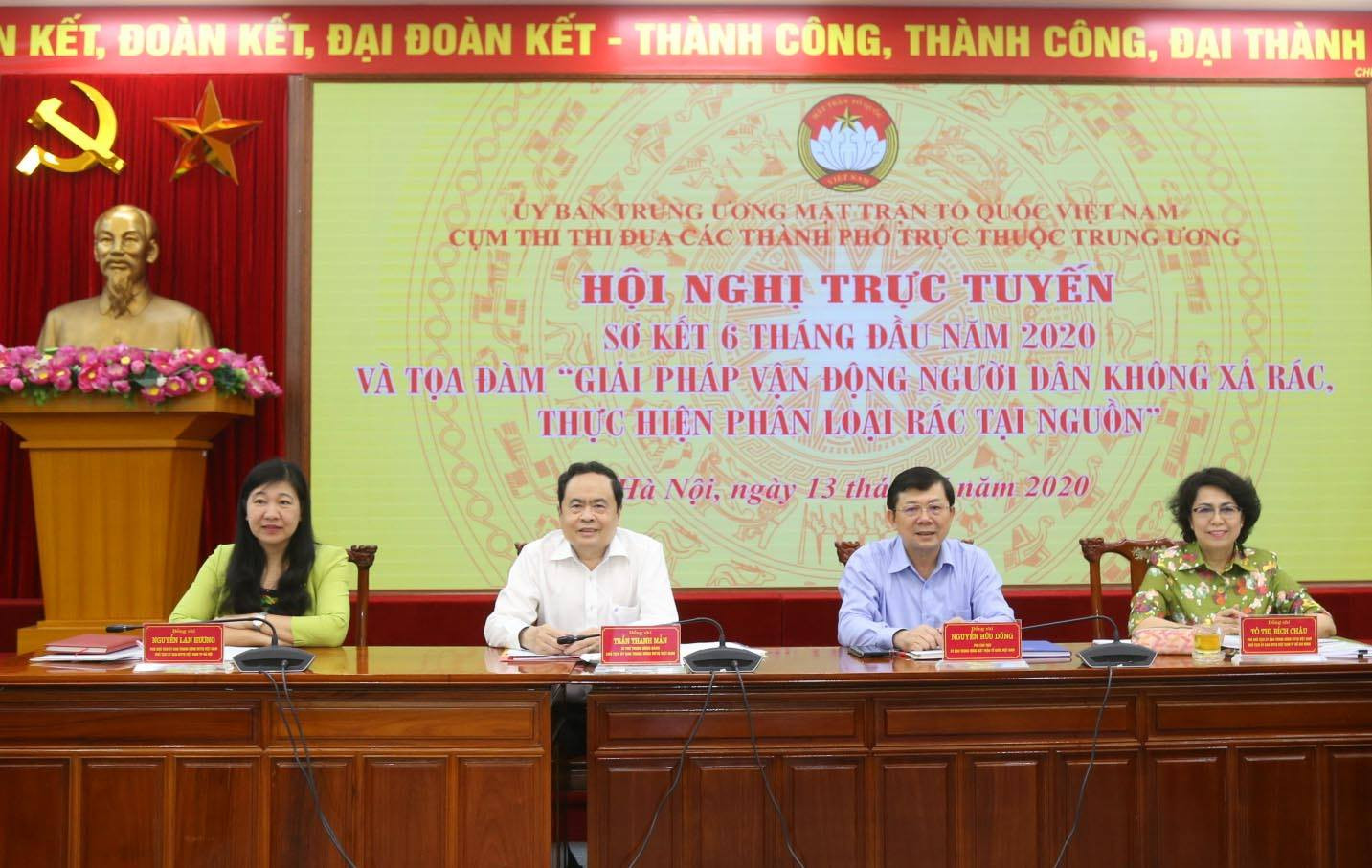 ông Trần Thanh Mẫn, Bí thư Trung ương Đảng, Chủ tịch UBTƯ MTTQ Việt Nam