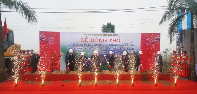 Khởi công đầu năm 2019, hiện tỉnh Nam Định đang làm thủ tục xin kéo dài thời gian hoàn thành dự án xây dựng Khu Trung tâm lễ hội thuộc Khu di tích lịch sử-văn hóa thời Trần thêm 4 năm.