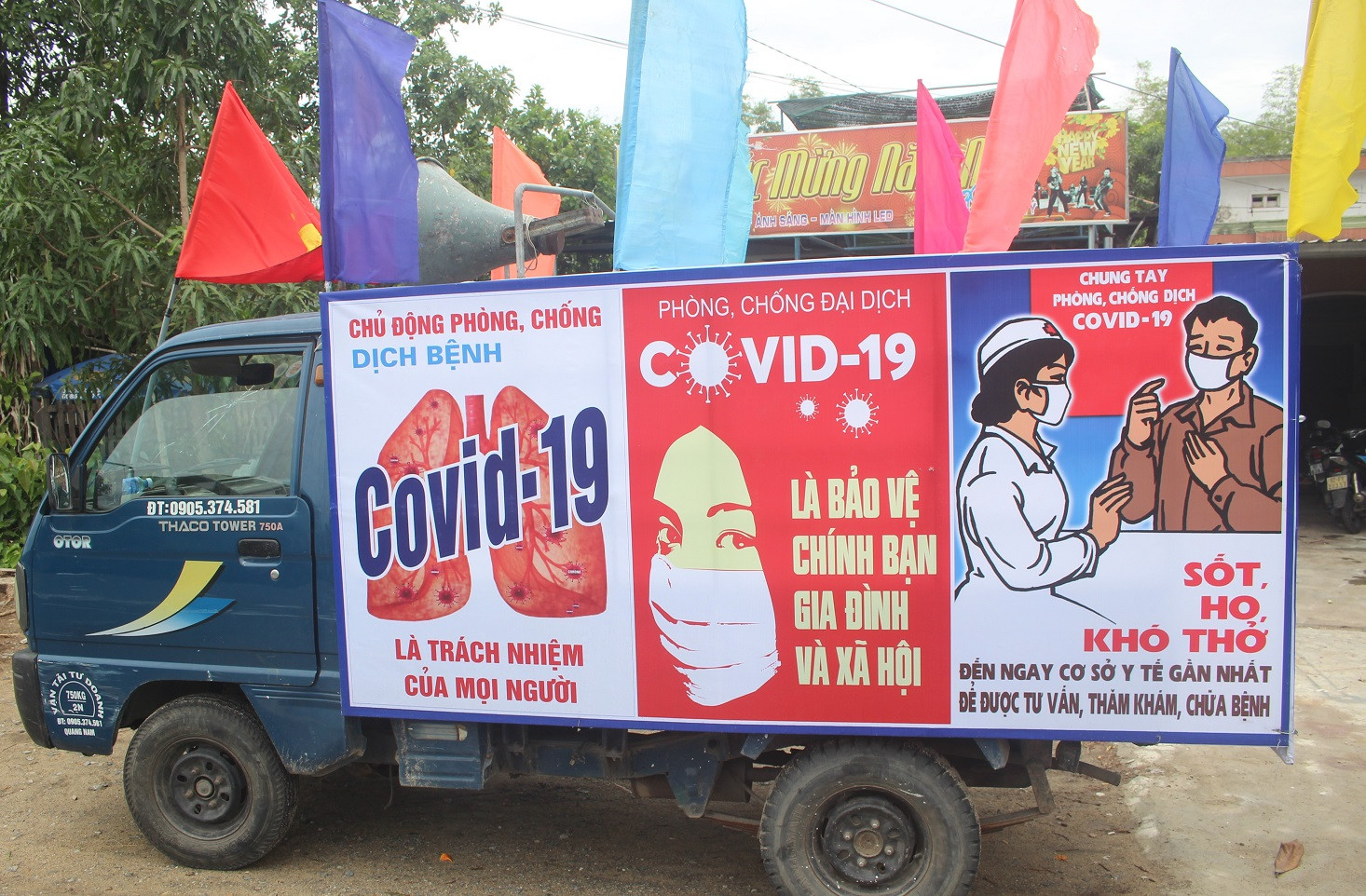 Quảng Nam tăng cường tuyên truyền phòng chống dịch Covid-19.