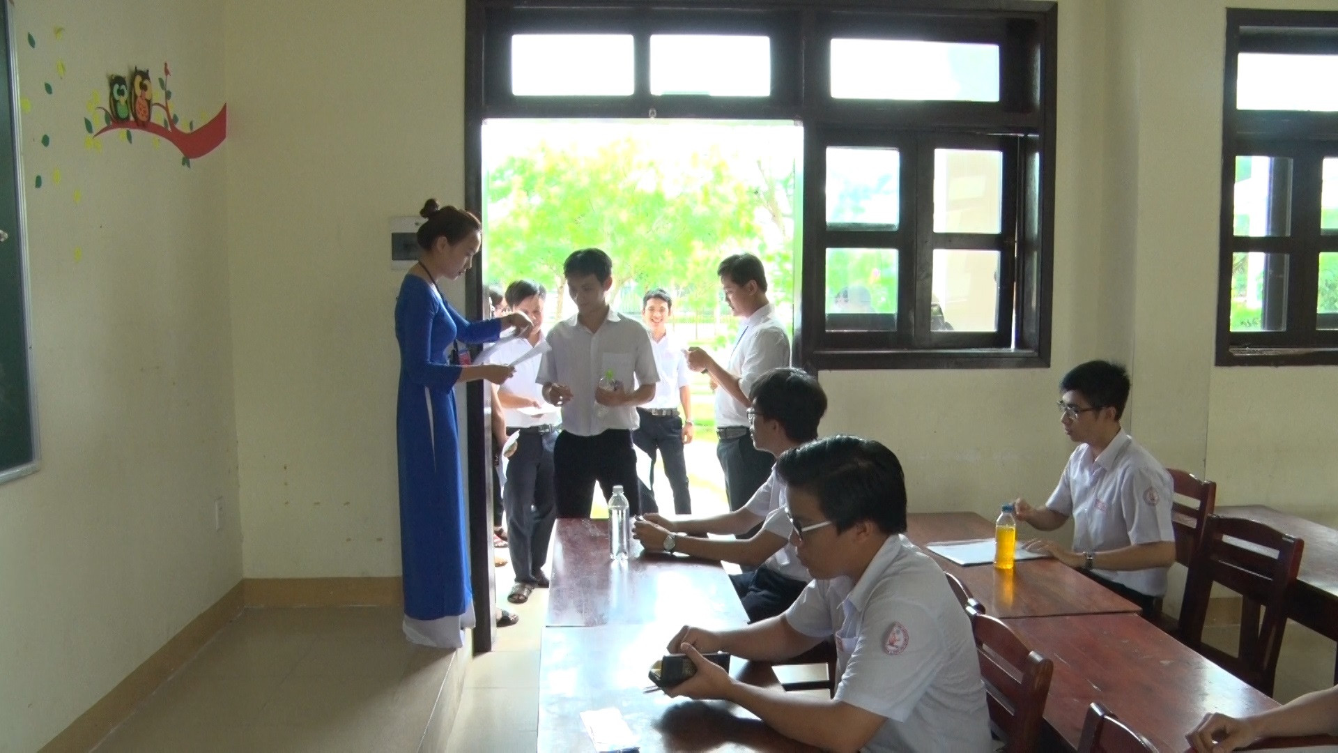Các thí sinh Quảng Nam dự thi tốt nghiệp THPT năm 2019.