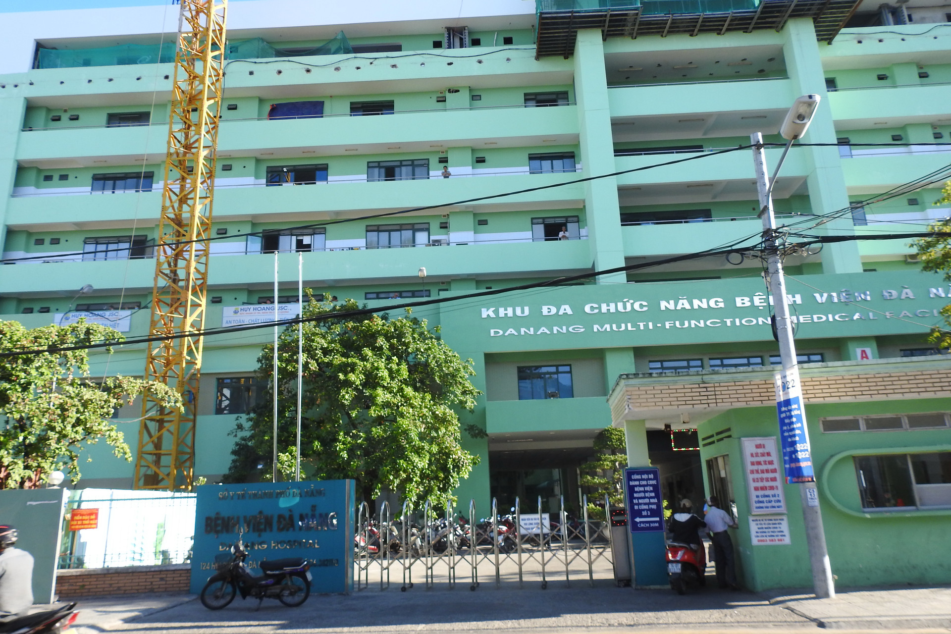 Bệnh viện Đà Nẵng đã hoàn tất tiêu độc khử trùng sẵn sàng trở lại điều trị Ảnh Thanh Tùng