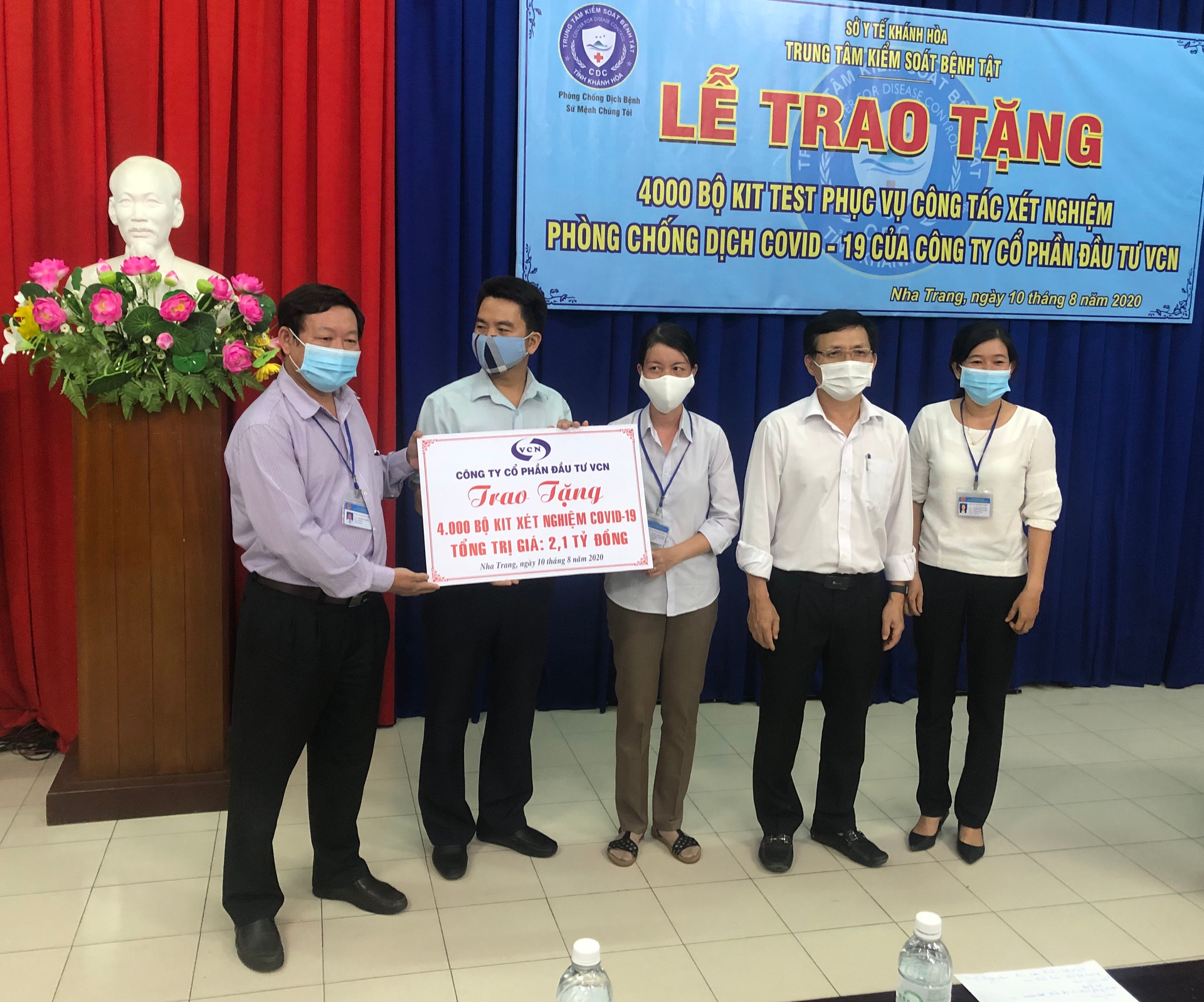 Sở Y tế Khánh Hòa tiếp nhận 4.000 bộ Kit test xét nghiệm Covid-19