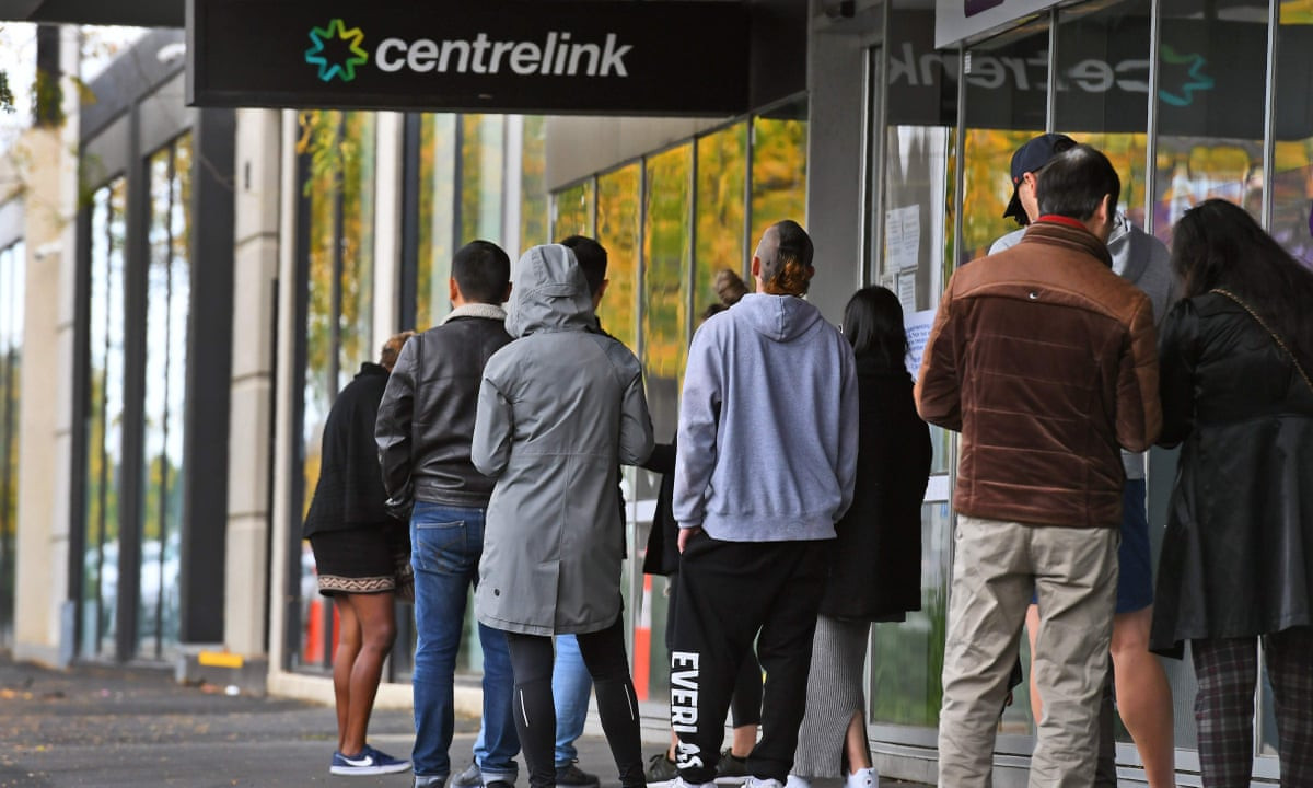  Tỷ lệ thất nghiệp ở Australia tăng mạnh trong bối cảnh đại dịch Covid-19. (Nguồn: Guardian).