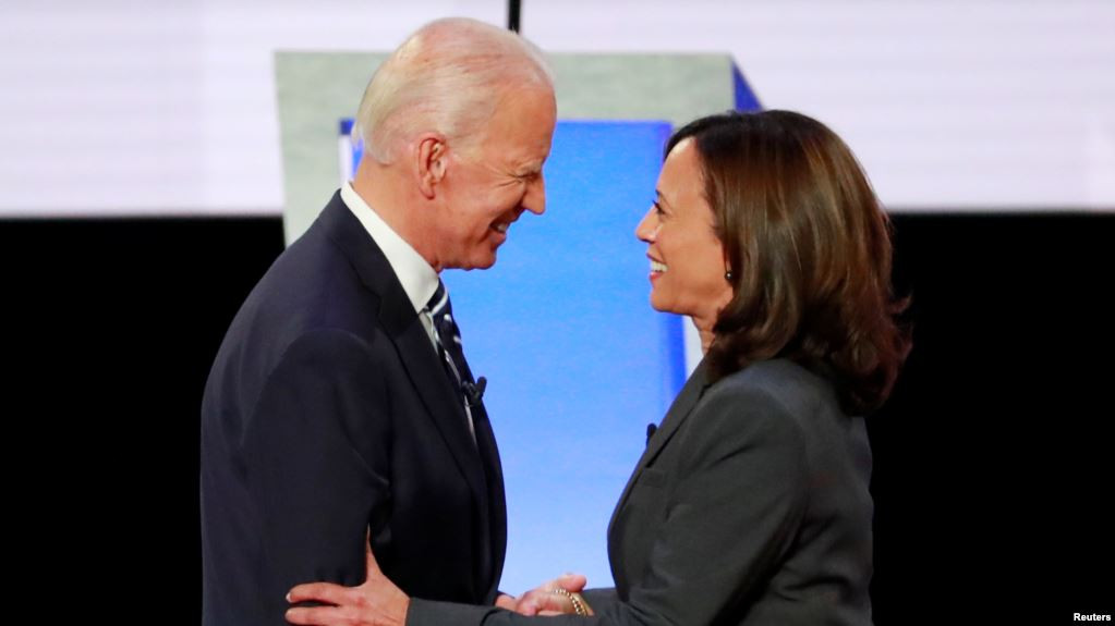 Ông Joe Biden và Thượng nghị sĩ Kamala Harris. Ảnh: Reuters.