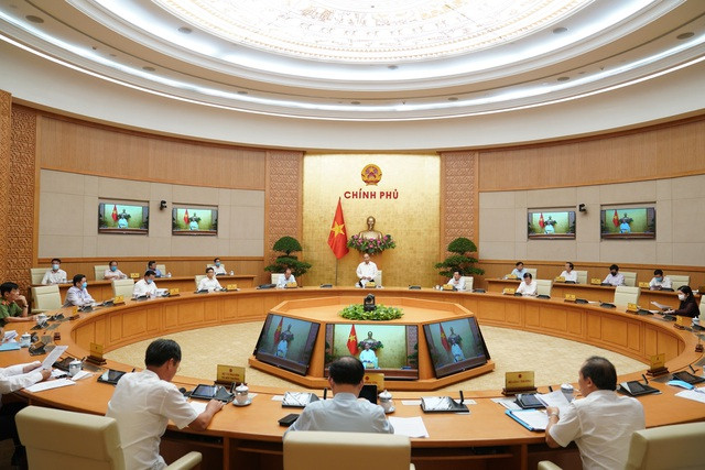Thủ tướng chủ trì cuộc họp Thường trực Chính phủ ngày 19/8.