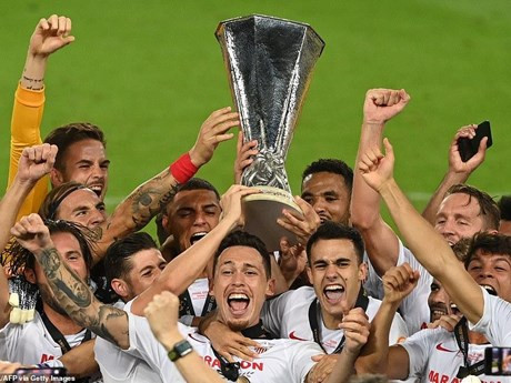 Sevilla lần thứ 6 đăng quang Europa League. (Nguồn: Getty Images).
