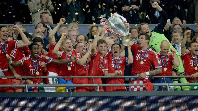 Bayern Munich từng đoạt cú ăn ba vào năm 2013.