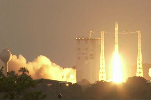 Phóng vệ tinh Napa-1 vào quỹ đạo. (Nguồn: Bangkok Post).