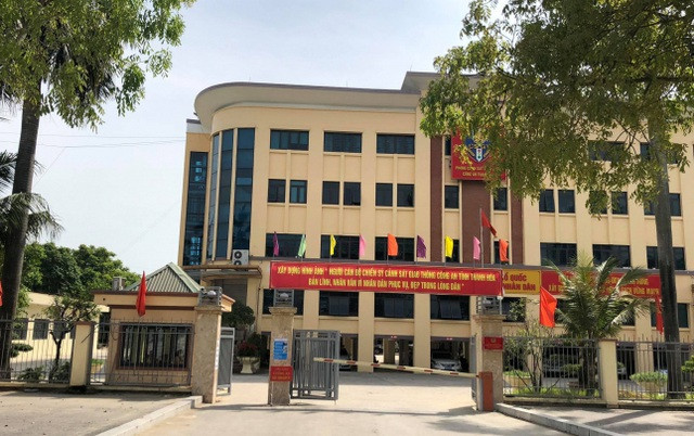 Phòng CSGT Công an Thanh Hoá- nơi Đại úy Lê Văn Tuân công tác.