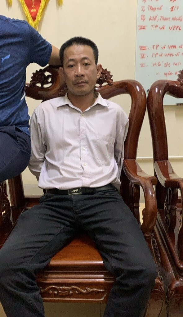 Nghi phạm Lê Minh Hải bị bắt tại quê nhà ở huyện Hưng Nguyên, Nghệ An.