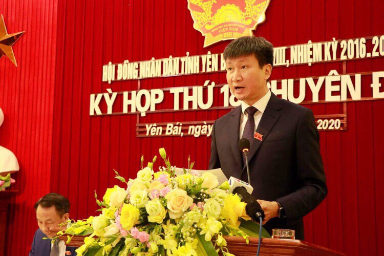 Tân Chủ tịch tỉnh Yên Bái Trần Huy Tuấn. 
