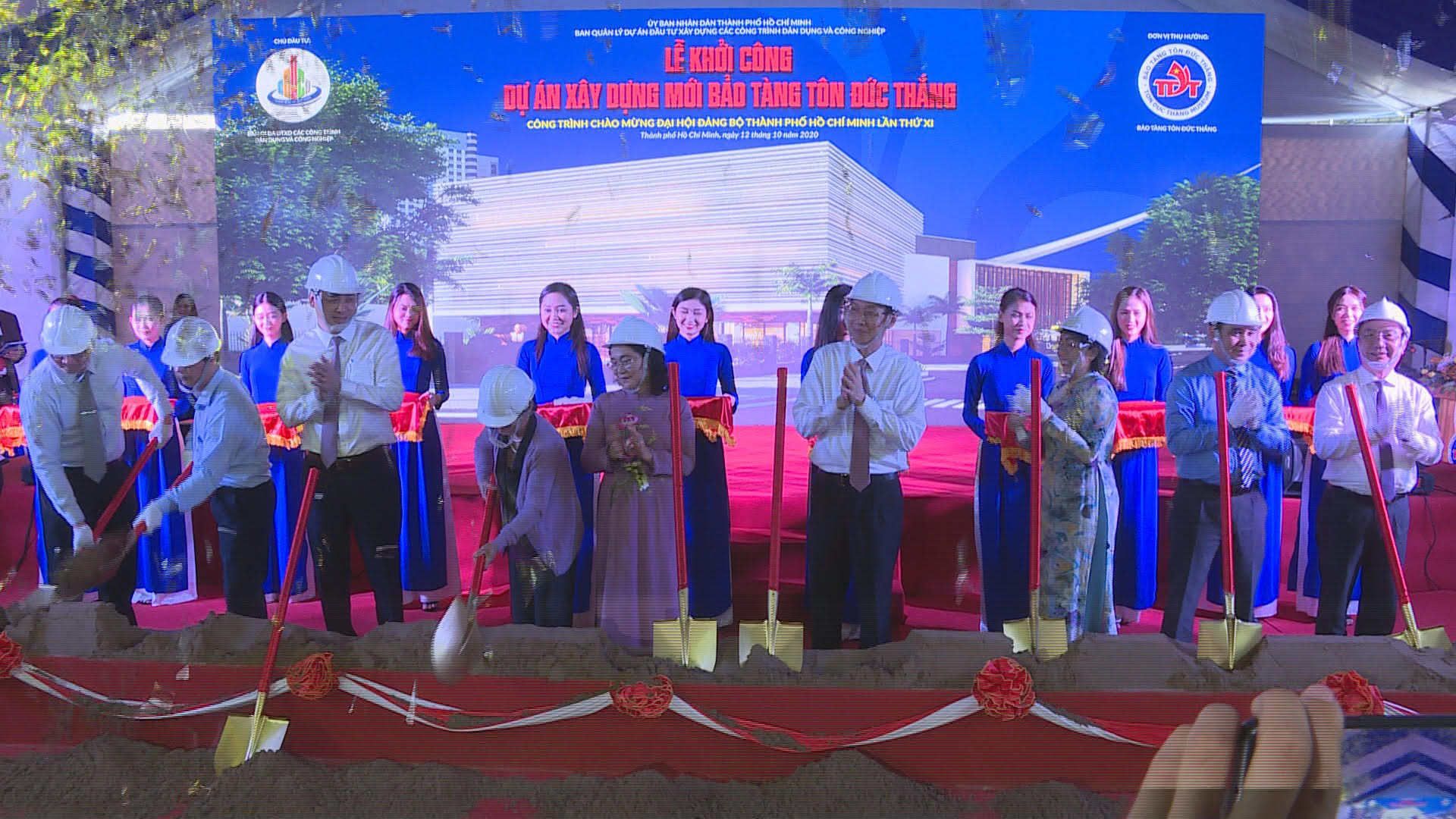 Ông Lê Thanh Liêm, Phó Chủ tịch Thường trực UBND TP HCM phát biểu tại lễ khởi công Dự án (Ảnh: Hồng Phúc).
