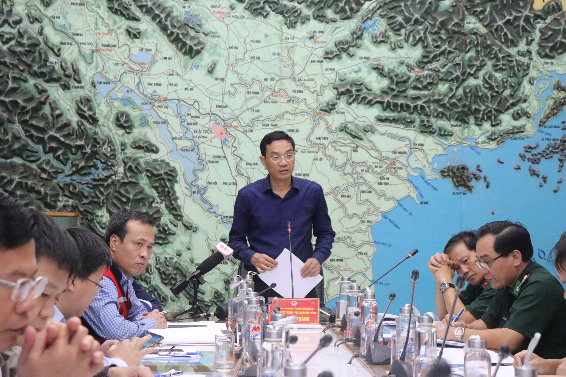 ông Vũ Xuân Thành – Phó Tổng cục trưởng Tổng cục Phòng chống thiên tai yêu cầu nghiêm túc thực hiện công điện số 25/CĐ-TWPCTT