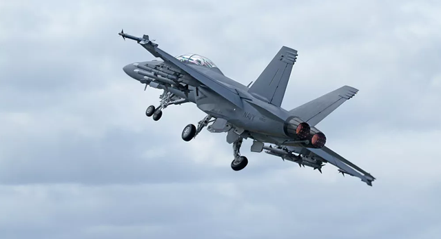 Máy bay chiến đấu F-18 Super Hornet (Ảnh: Sputnik).
