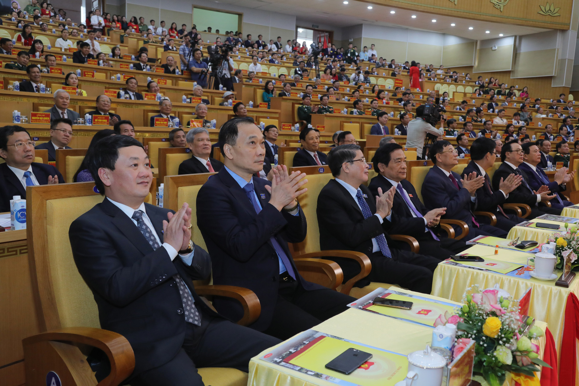 Các đại biểu khách mời dự Đại hội-Ảnh: Quang Vinh