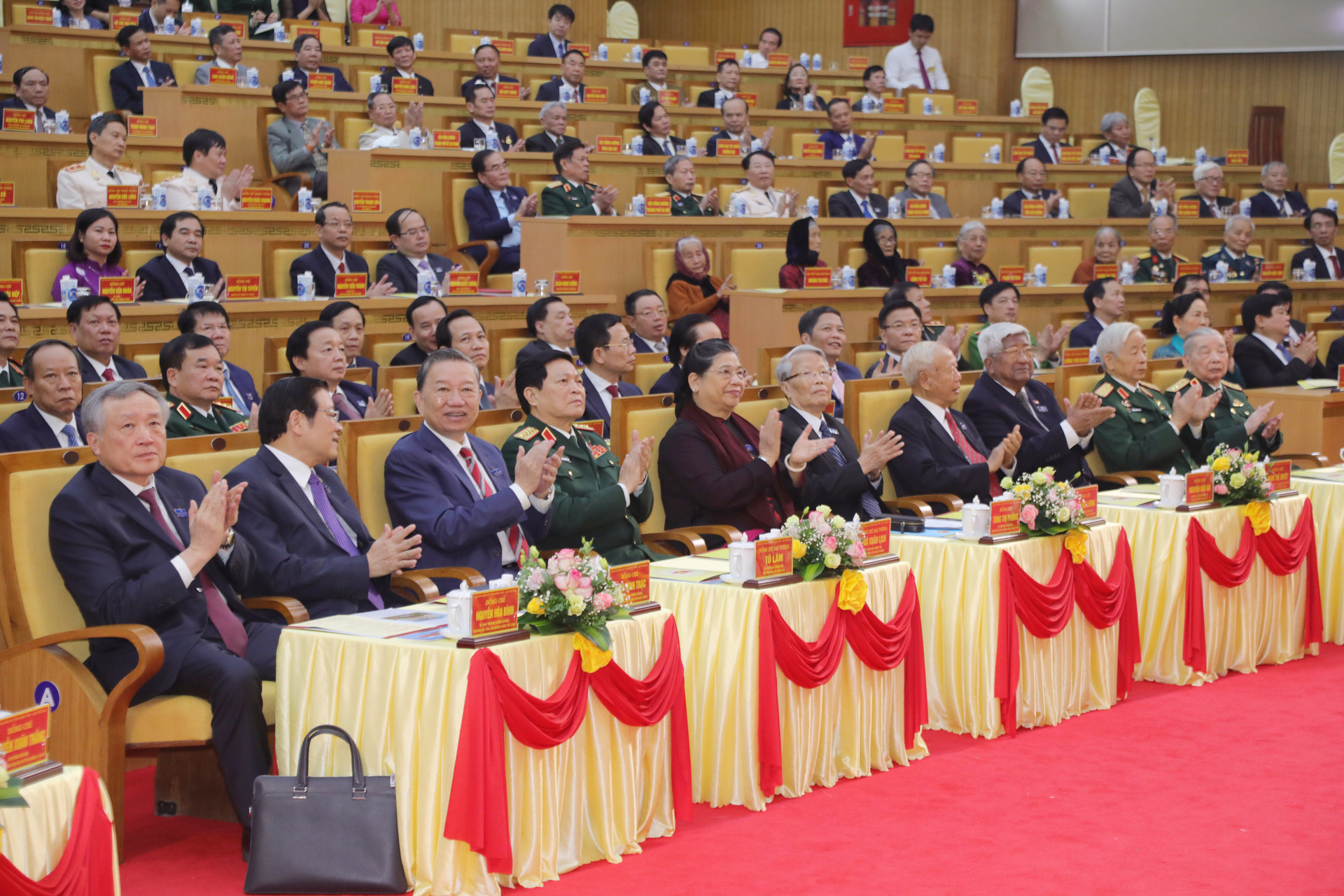 Các đại biểu khách mời dự Đại hội- Ảnh: Quang Vinh