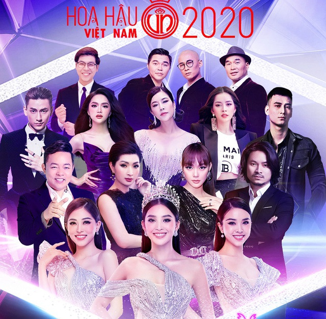 Hương Giang có mặt trong poster chung kết chương trình Hoa hậu Việt Nam 2020.