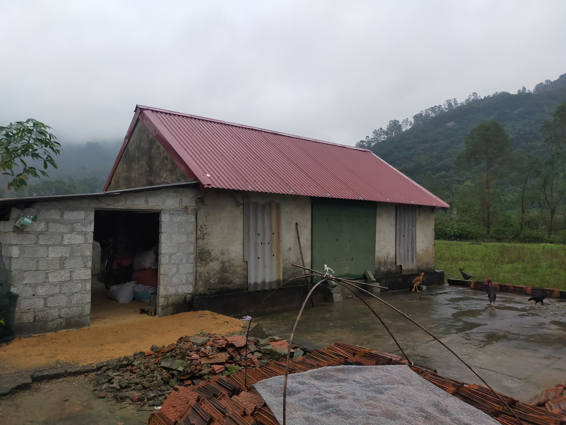 Ngôi nhà nơi xảy ra vụ việc chấn động ở vùng quê huyện Nghi Xuân.