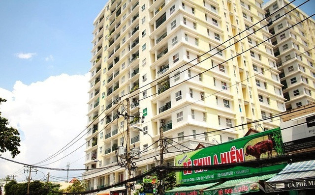 Trước đó, Thanh tra Sở Xây dựng TPHCM đã phát hiện nhiều sai phạm tại chung cư Khang Gia (Ảnh: Công Quang).