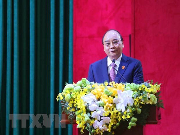 Thủ tướng Chính phủ Nguyễn Xuân Phúc phát biểu chỉ đạo hội nghị. (Ảnh: Thành Chung/TTXVN).
