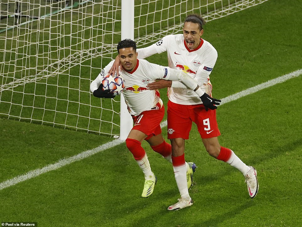 Khoảng cách 3 bàn là quá đủ để giúp Leipzig đi tiếp. (Nguồn: Reuters).