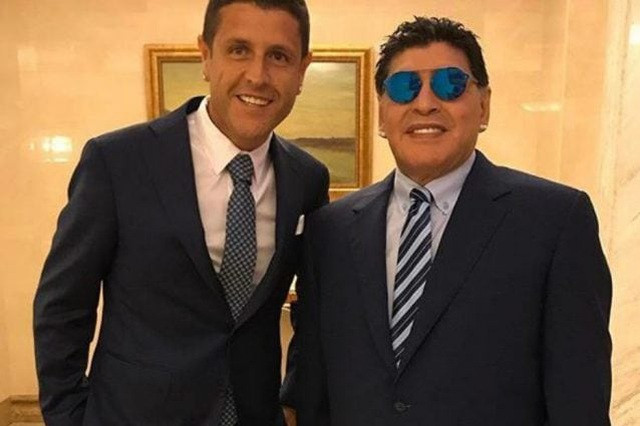 Stefano Ceci là người bạn thân thiết của Maradona.