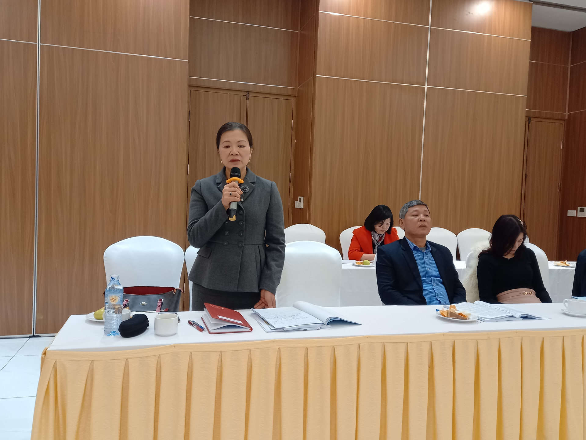 Phó Chủ tịch Trương Thị Ngọc Ánh phát biểu tại hội nghị.