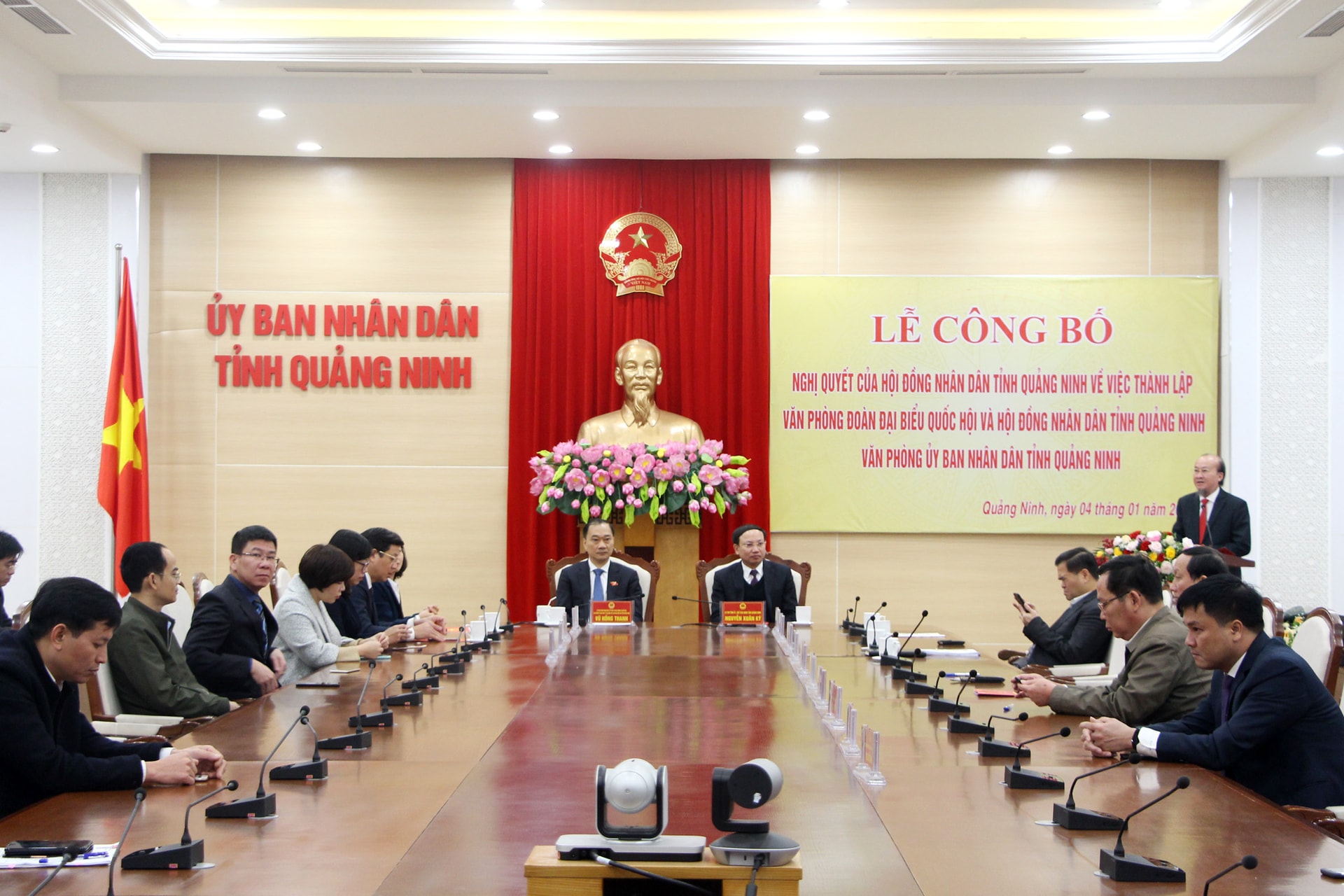 Quang cảnh buổi lễ.