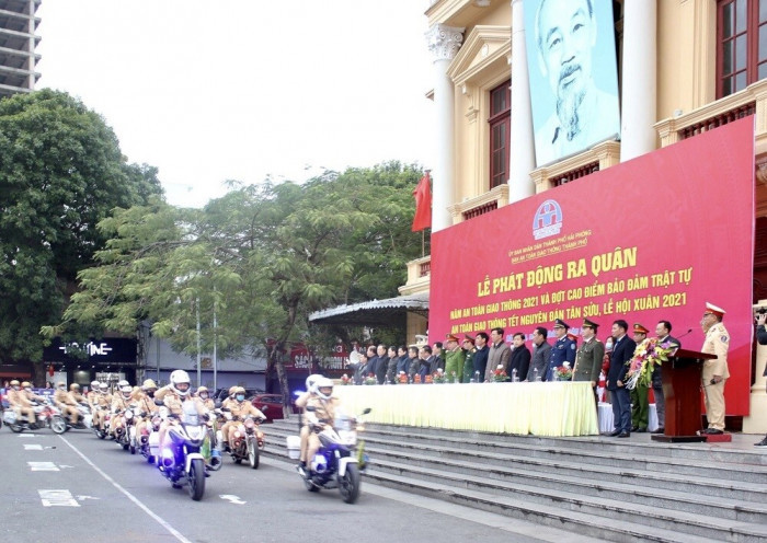 Lễ phát động an toàn giao thông trên địa bàn thành phố Hải Phòng