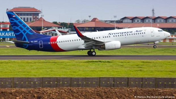 Một chiếc máy bay Boeing 737 của Sriwijaya Air đã mất tích hôm 9/1. (Nguồn: DW).