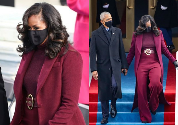 Ông Barack Obama và bà Michelle Obama diện trang phục từ nhà thiết kế Sergio Hudson đến lễ nhậm chức Tổng thống và Phó Tổng thống Mỹ.