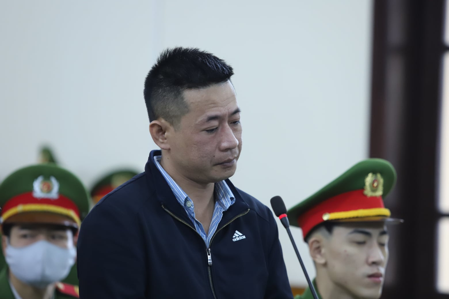 Bị cáo Lê Minh Hải tại phiên xử.