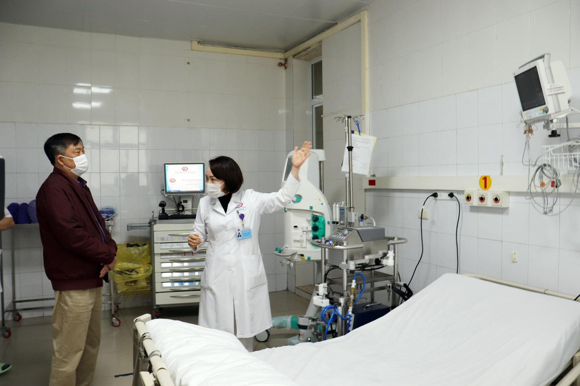 Bệnh viện Đa khoa tỉnh Quảng Ninh hoàn toàn làm chủ kỹ thuật ECMO, sẵn sàng cho việc thu dung, điều trị bệnh nhân nguy kịch do Covid-19 nếu có. Ảnh: Báo Quảng Ninh