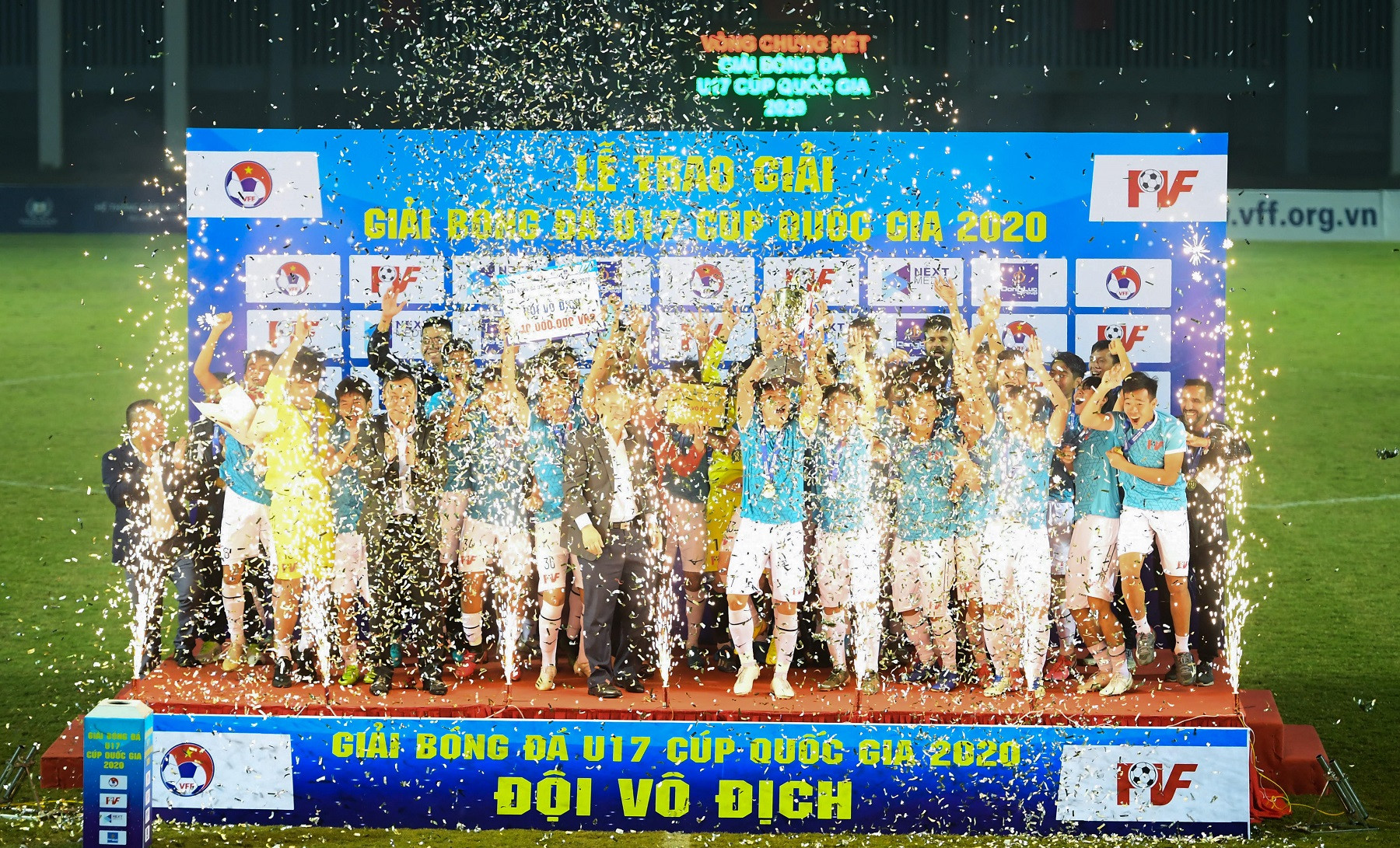 U17 PVF vừa giành chức vô địch U17 Cup quốc gia 2020