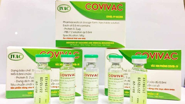 Vắc xin Covivac do IVAC phát triển.