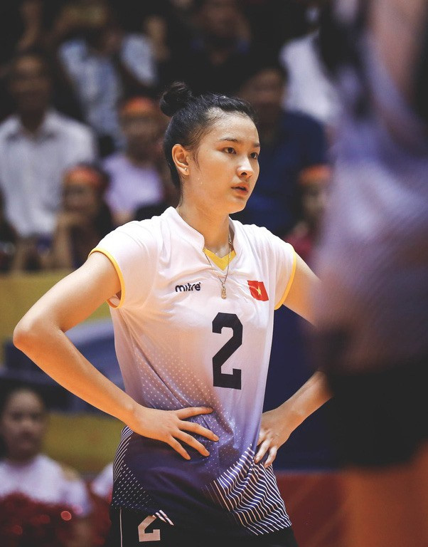 Kim Thanh cũng góp mặt trong đội tuyển bóng chuyền nữ Việt Nam giành huy chương bạc SEA Games 2019.