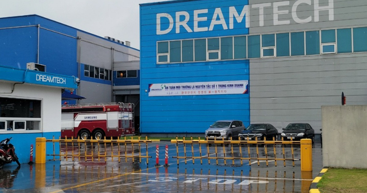  Công ty Dreamtech Việt Nam bị cháy trong đêm làm 3 công nhân tử vong.
