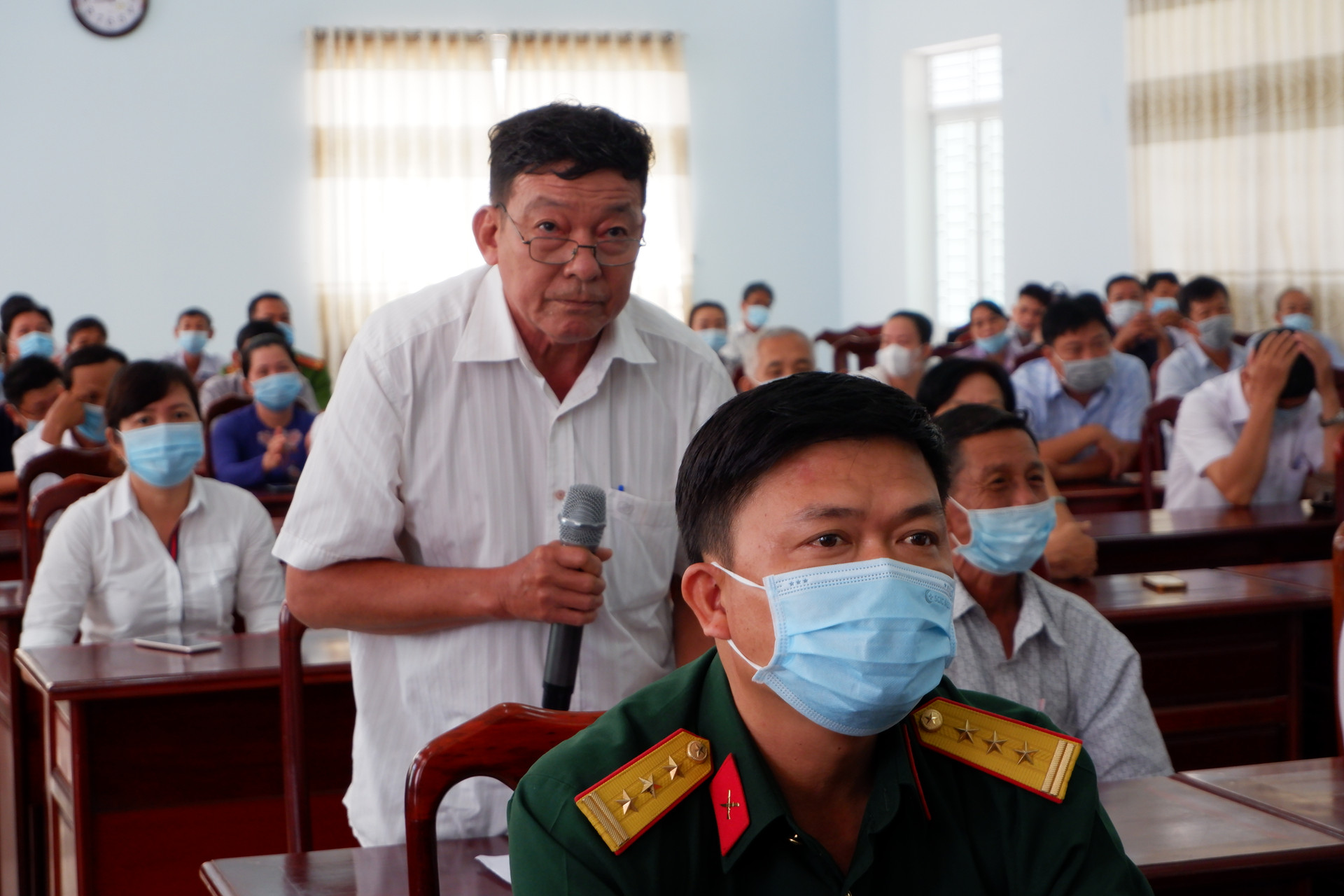 Cử tri phường Thới Hoà, quận Ô Môn, TP Cần Thơ kiến nghị với ngừoi ứng cử ĐBQH khoá XV.