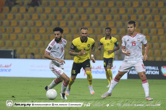 UAE khiến đội tuyển Malaysia tan nát bằng chiến thắng đậm đến 4-0.