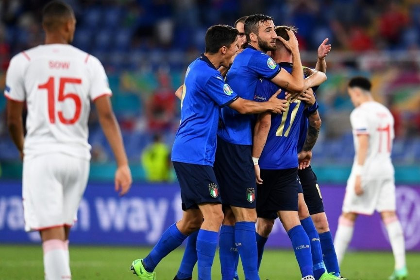 Italia đấu trận cuối vòng bảng gặp Xứ Wales. Ảnh: Getty.