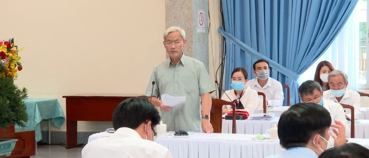 Bí thư Tỉnh ủy Đồng Nai Nguyễn Phú Cường phát biểu tại buổi làm việc.