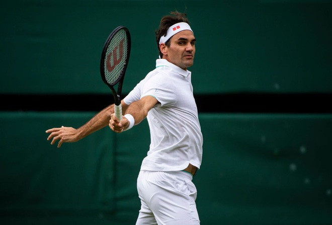 Federer thể hiện sự vượt trội trước Norrie.
