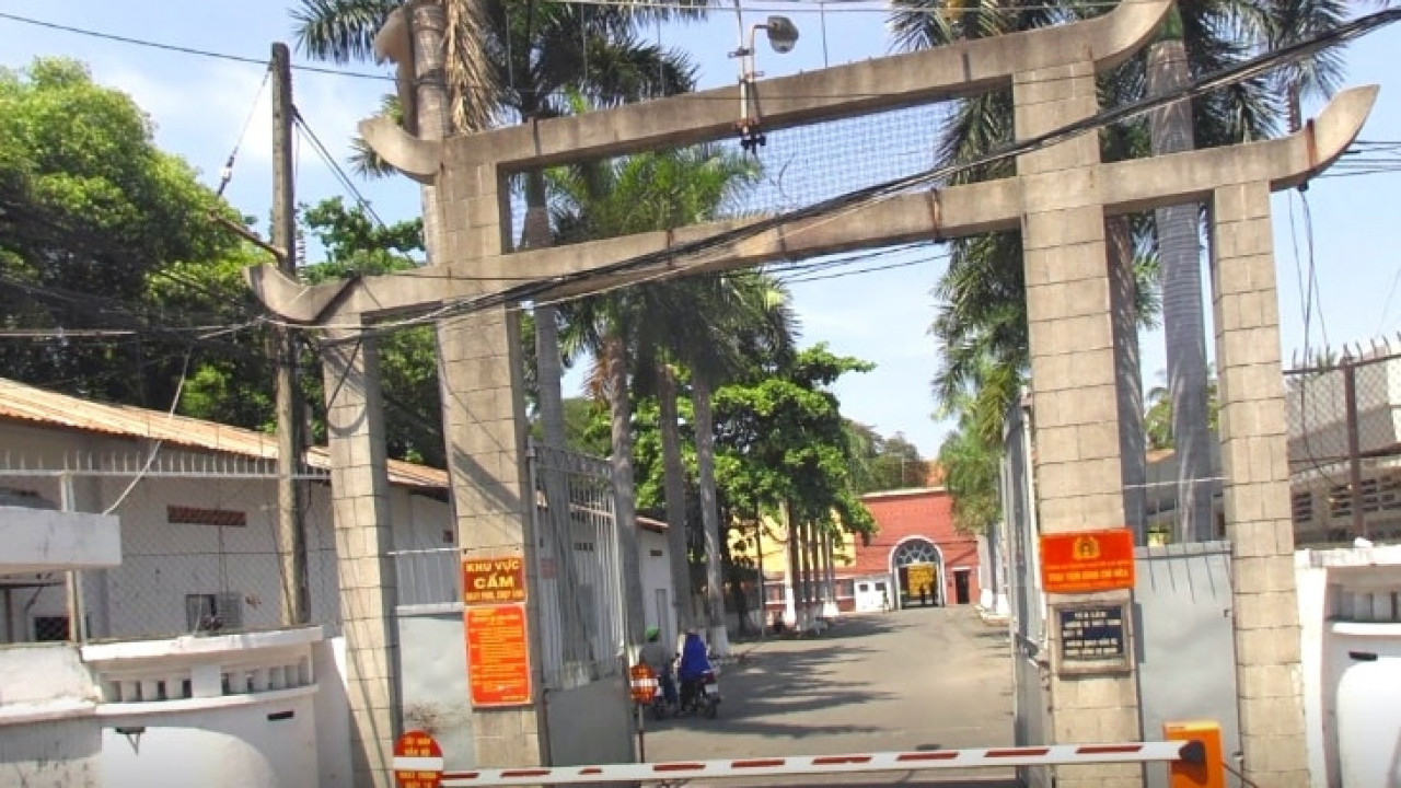 Khu vực trại giam Chí Hòa TP HCM, nơi có bị can vừa tử vong