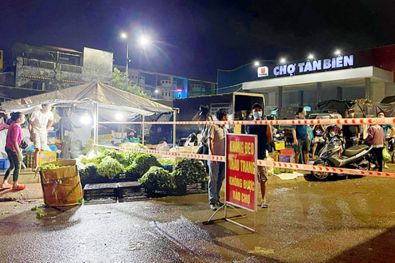 Chợ Tân Biên là một trong những chợ đầu mối lớn nhất TP Biên Hòa, Đồng Nai