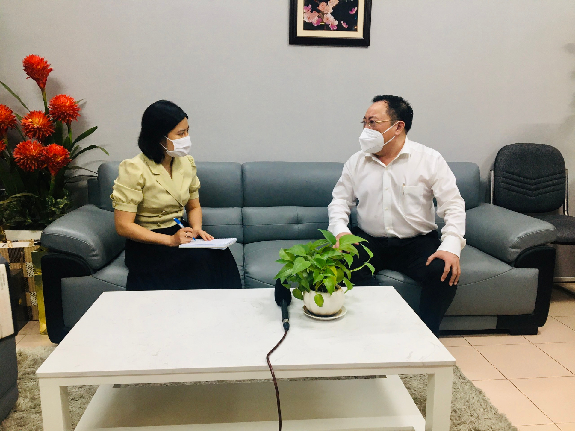 Giám đốc Sở Y tế Đồng Nai Phan Huy Anh Vũ chia sẻ với phóng viên.