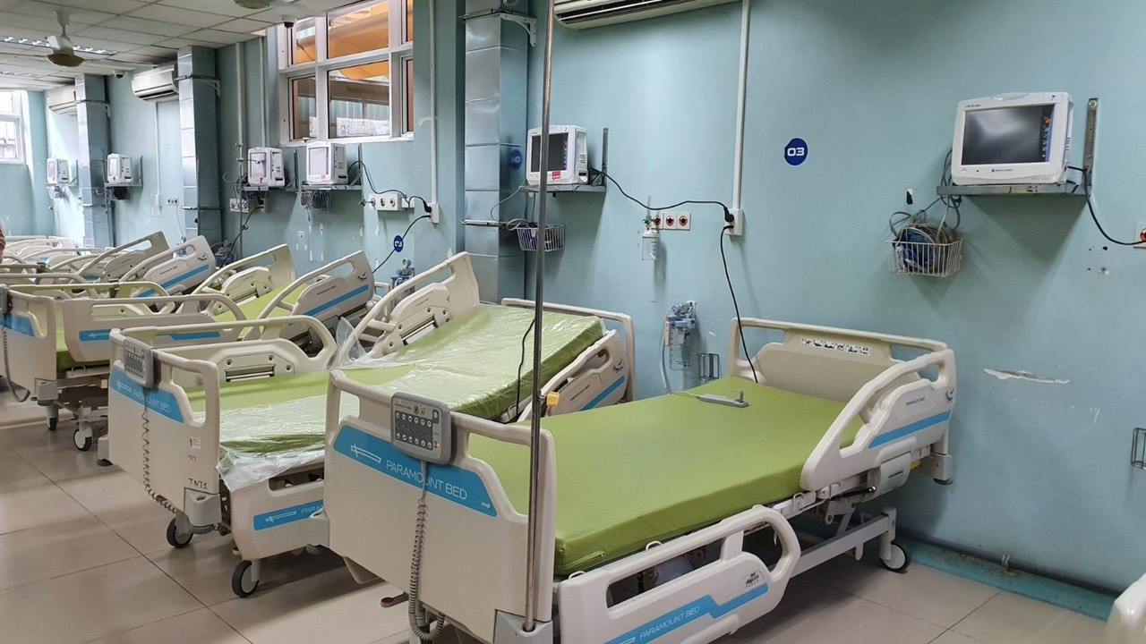 Khu hồi sức bệnh nhân Covid-19 nặng tại bệnh viên đa khoa Đồng Nai.