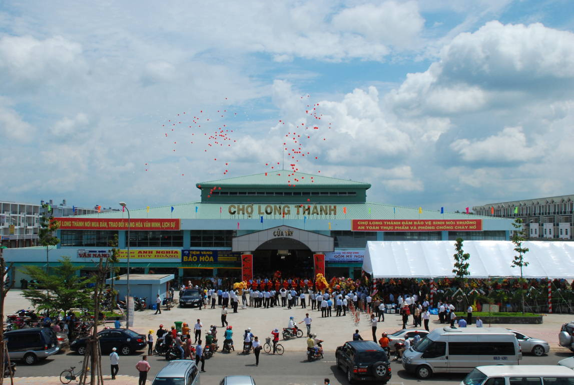 Chợ Long Thành, huyện Long Thành, tỉnh Đồng Nai.
